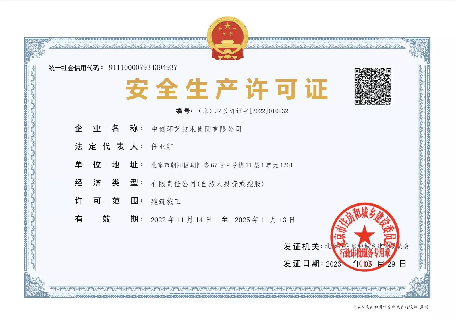 Safety permit